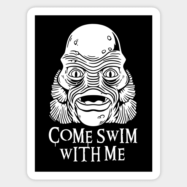 Come Swim With Me Sticker by wloem